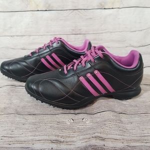 Adidas Black/pink Women's Natalie Golf Shoe